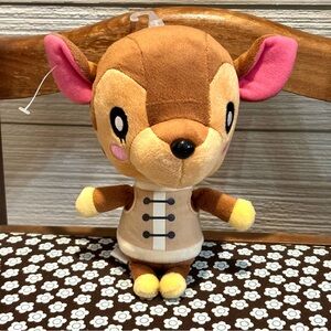 Nintendo ANIMAL CROSSING Fauna 7” Baby Deer Stuffed Plush Doll Toy
